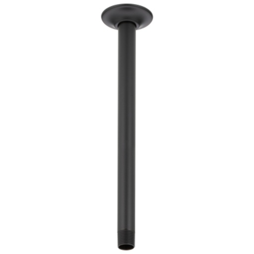 [U4998-BL] Delta U4998 14" Ceiling Mounted Shower Arm and Shower Arm Flange Matte Black Bath and Shower Accessories Shower Components Shower Arms