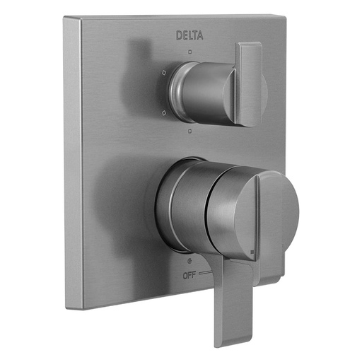 [T11967SS] Delta Ara:T11967 6-Setting 3-Port Diverter Trim