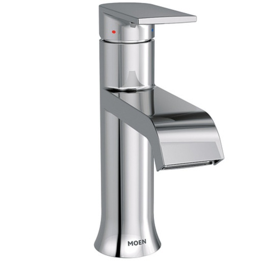 [6702] Chrome One-handle High Arc Bathroom Faucet