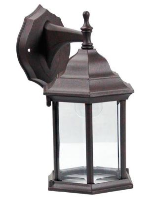 [455009900] 1LT  OUTDOOR WALL LAMP  SAND BRN