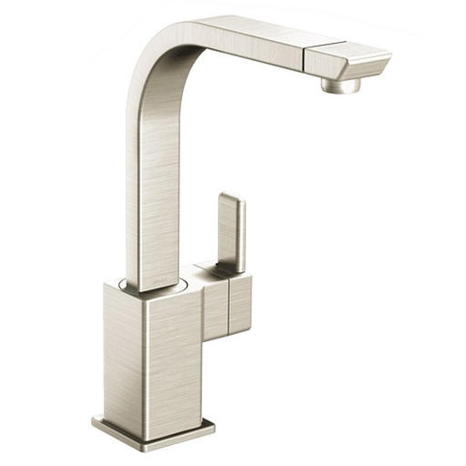 [S7170CSL] 90 Degree Chrome One-Handle High Arc Kitchen Faucet
