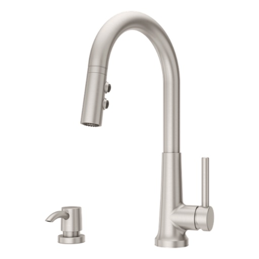 [F5297CEGS] Faucet, Crete 1-Handle PD Kitchen Faucet Spot Defense Stainless Steel