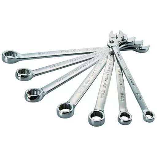 [2008805] CRAFTSMAN Metric Gunmetal Chrome Long-Panel Wrench Set, 7 Piece - CMMT87011
