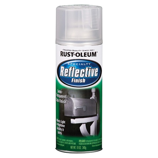 [1259498] Rust-Oleum Specialty Semi-Transparent Clear Reflective Finish Spray 10 Oz