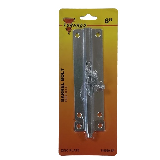 [382004675] PESTILLO 6" Z/P T-8560-ZP
