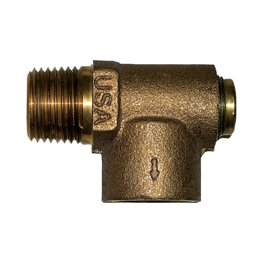 [4341061] Campbell 1/2 in. Threaded Brass Relief Valve 1 Pc