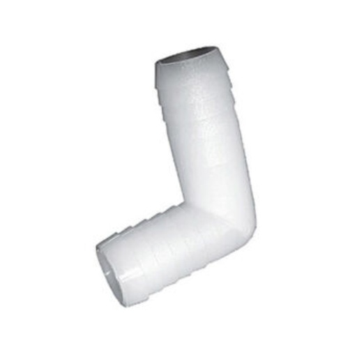 [48782] Green Leaf Nylon 1/2 in. Dia. X 1/2 in. Dia. Hose Barb Elbow 1 Pack
