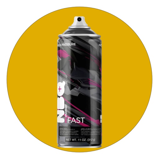 [F111] NBQ SPRAY 400mL MUSTARD YELLOW