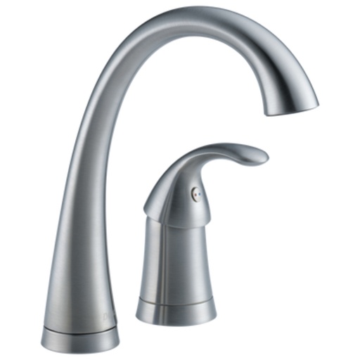[1980-AR-DST] Delta Pilar Waterfall Single-Handle Bar Faucet in Arctic Stainless