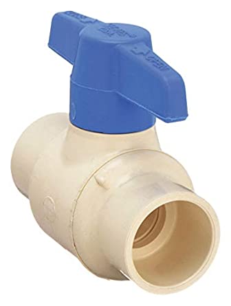 [45320A] King Brothers CBV-0750-S CPVC Slip Ball Valve Pipe  3/4