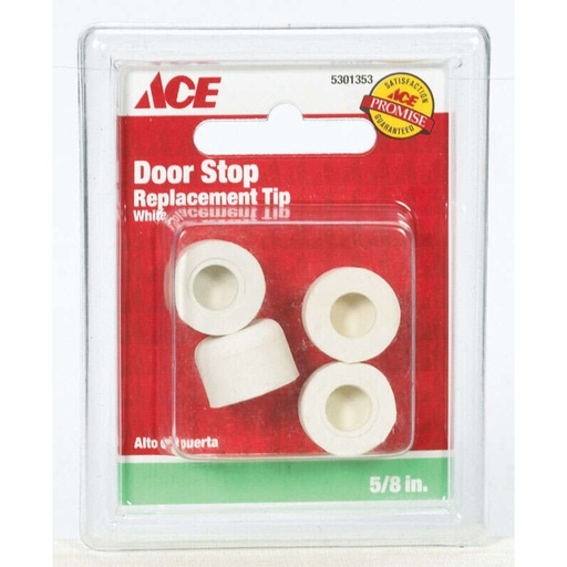 [5301353] DOOR STOP TIP RBR 5/8"WH