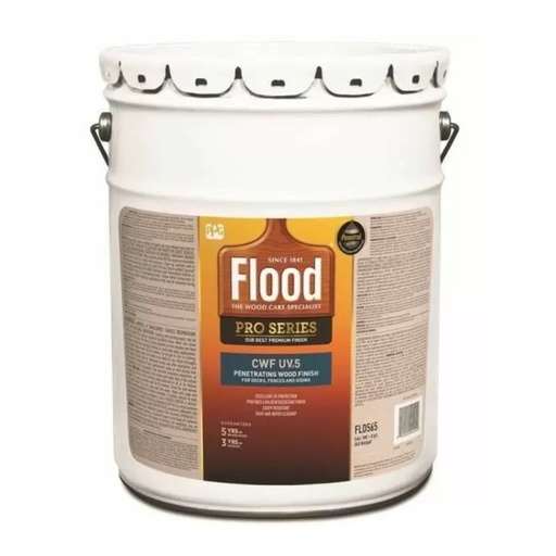 [420020131] Flood CWF-UV 5 Matte Natural Water-Based Wood Finish 5 Gal