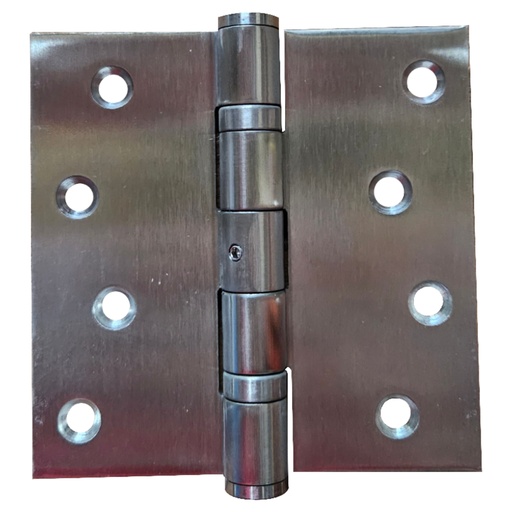 [382003430] BB1541432D 4 X 4 in. Square Corner Full Mortise Residential Weight Ball Bearing Hinge, No. 034534 Satin Stainless Steel
