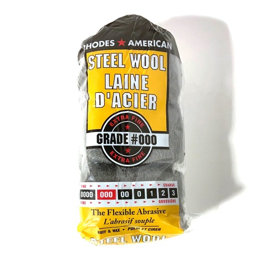 [1314129] STEEL WOOL EXTRA FINE 000 6PACK