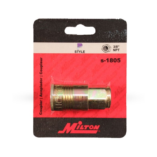 [570343] Milton S1805 3/8" Female Coupler P-Style