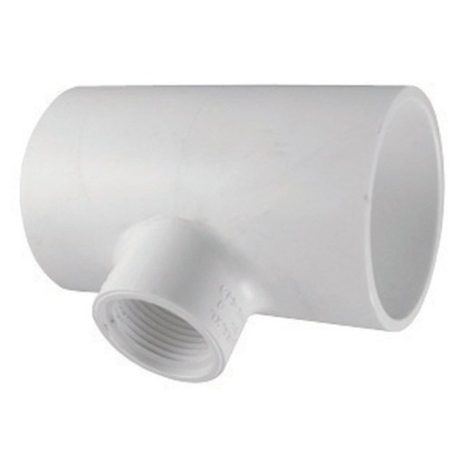 [44905] Charlotte Pipe Schedule 40 3/4 in. Slip X 1-1/4 in. D Slip PVC Reducing Tee 1 Pk