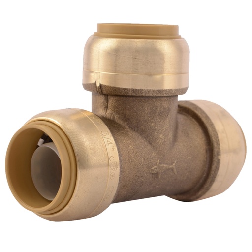 [4320297] SharkBite Push to Connect 3/4 in. PTC Each X 3/4 in. D Brass Tee