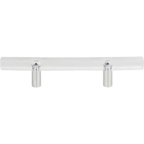 [3147CH] Atlas Homewares 3147 Optimism 3 Inch Center to Center Bar Cabinet Pull Polished Chrome Cabinet Hardware Pulls Bar