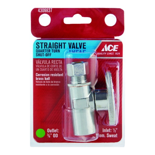 [4309837] Ace Sweat Compression Brass Shut-Off Valve
