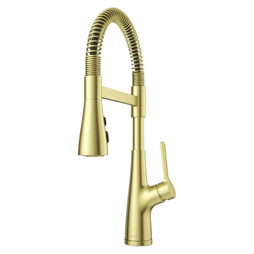 [LG529NECBG] Pfister LG529-NEC Neera 1.8 GPM Single Hole Pre-Rinse Pull Down Kitchen Faucet Brushed Gold Faucet Kitchen Single Handle