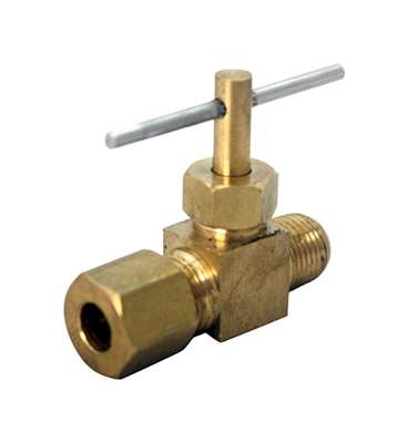 [4506655] JMF Company 1/4 in. 1/8 in. Brass Needle Valve