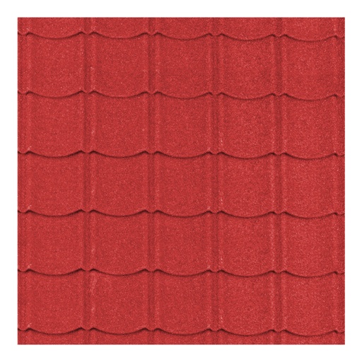 [320000016] Iko Red Alu-Zinc Coated Steel Easy-Cover Roofing Sheet (L)1.2M (W)800mm