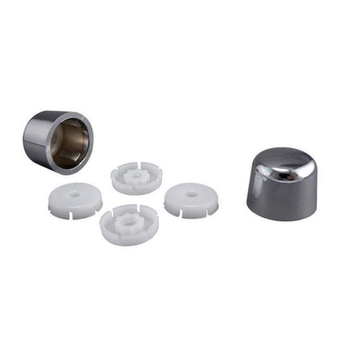 [4391348] TOILET BOLT CAPS CHROME
