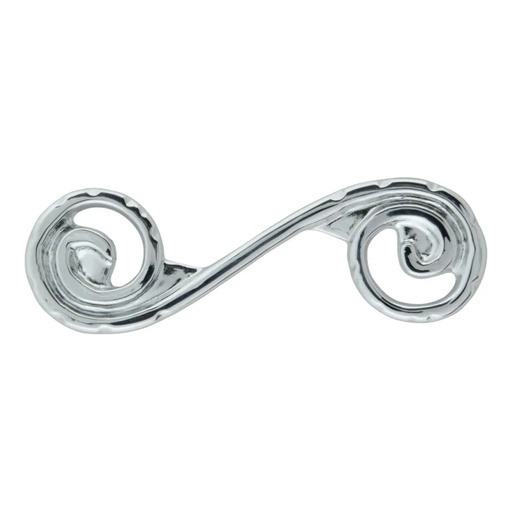 [102LCH] Atlas Homewares 102L 3 Inch Center to Center Designer Cabinet Pull Polished Chrome Cabinet Hardware Pulls Designer