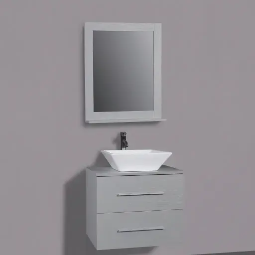 [GL600-WH] CONJ. VAN MUEB/LAV/ESPJ BLANCO