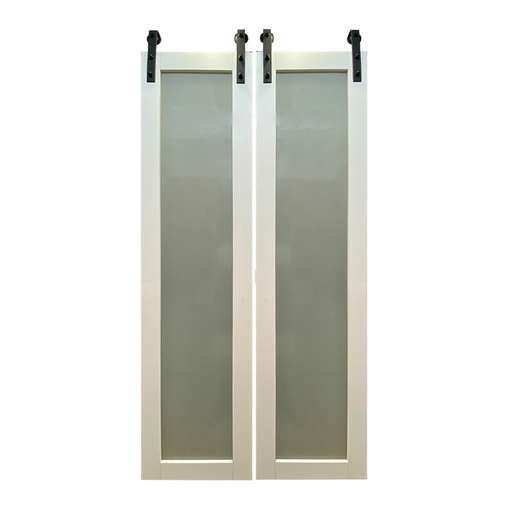 [147458442] BARNDOOR KIT CLOSET BWHITE 42X84