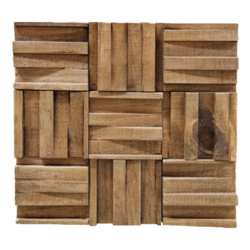[294003125] WALLPANEL STECCHE CASTANHO 10X10