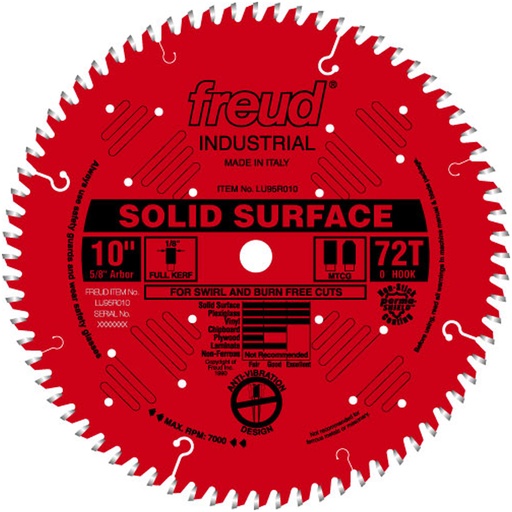 [LU95R012] Freud LU95R012 12" Solid Surface Blade