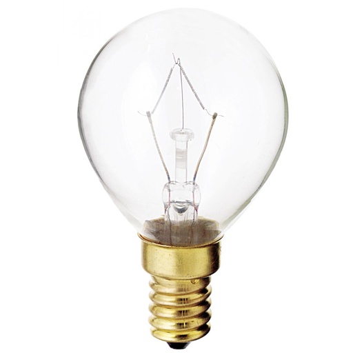 [S4707] BOMB. SATCO 40W G14 CAND CLEAR