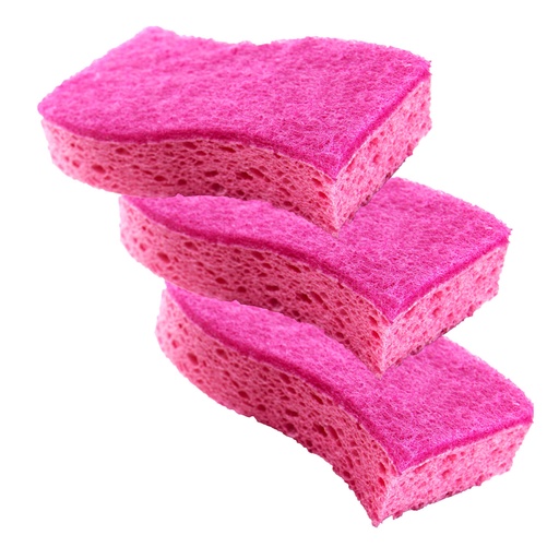[1439702] SPONGE SCRUB DELICATE3PK
