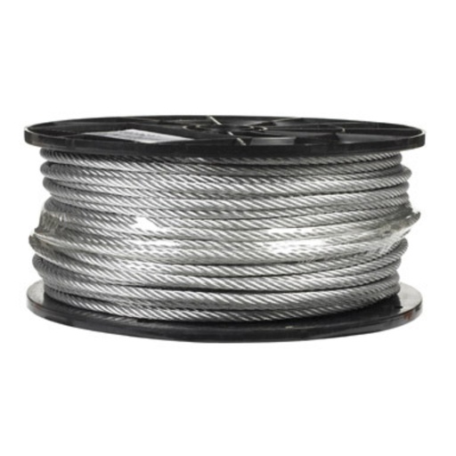 [5364898] Campbell 3/16in 7 X 19 Cable Galvanized Wire 250 Feet per Reel - 7000627