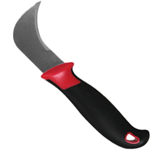 [1014809] LINOLEUM KNF BLK/RD 9.5"