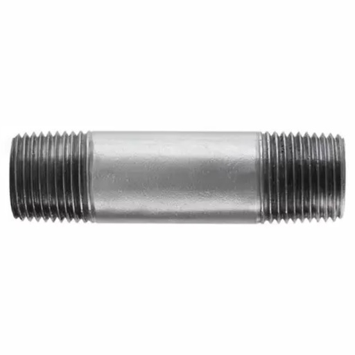 [4125274] STZ Industries 1-1/4 in. MIP Each X 1-1/4 in. D MIP Galvanized Steel 10 in. L Nipple