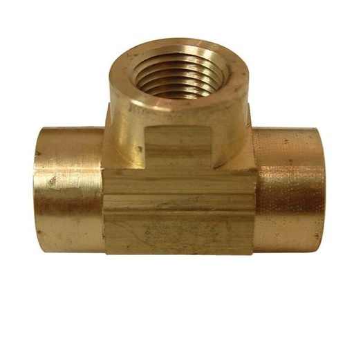 [4338539] PIPE TEE 1/8"FPT BRS