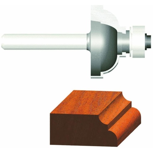[475003403] Vermont American 1 in. D X 3/16 in. X 2-1/8 in. L Carbide Tipped Cove & Fillet Router Bit
