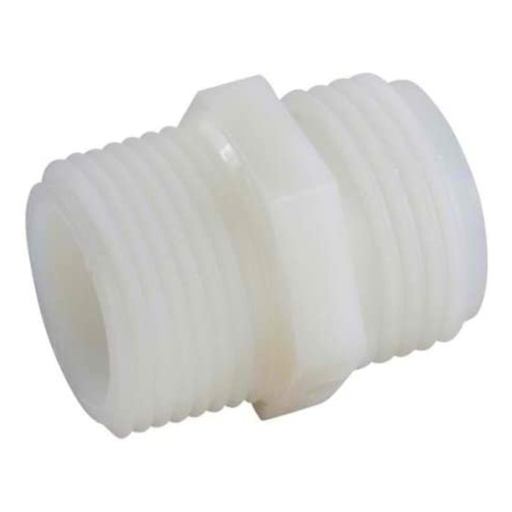 [452114] NIPLE HEX NYLON 3/8X3/8