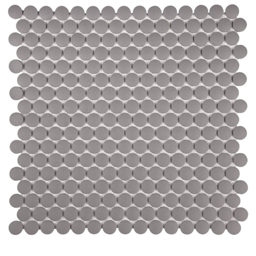 [371000813] AKUA PENNY GREY PORCELAIN ROUND