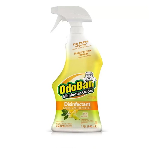 [430001699] OdoBan Odor Eliminator Disinfectant Spray, Citrus Scent, 32 Oz Bottle