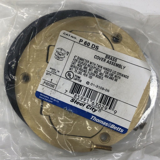 [450009992] TAPA RECEPT. PISO 4" #P60 BRZ