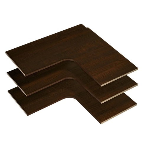 [RS3003T] EASY TRACK CORNER SHELVES 3PK T