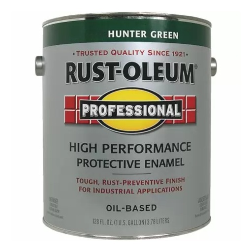[13065] Rust-Oleum Professional Indoor and Outdoor Gloss Hunter Green Protective Paint 1 Gal