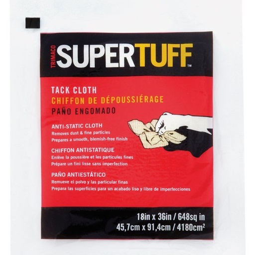 [11170] Trimaco SuperTuff 36 in. W X 18 in. L White Cotton Tack Cloth