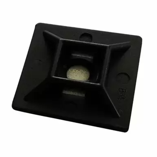 [3004714] Steel Grip 1 in. L Black Cable Tie Base Mount 5 Pk