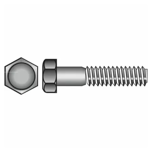 [399005730] HILLMAN 5/16-18 in. D X 2-1/2 in. L Stainless Steel Hex Head Cap Screw 50 Pk