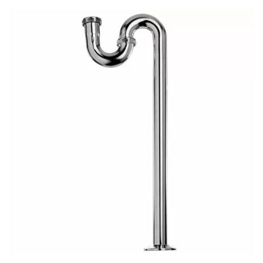 [403682] Keeney 1-1/4 in. X 20-1/2 in. Chrome-Plated S-Trap 324Ck - All