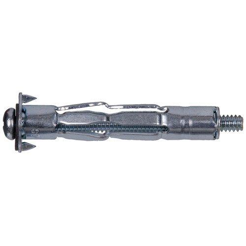 [41304] Hillman 3/16 in. Dia. X 3/16 Short in. L Metal Pan Head Hollow Wall Anchors 15 Pack